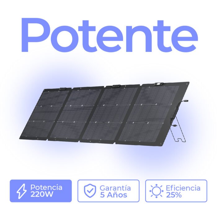 Panel solar portátil NextGen 220W Bifacial - Imagen 9