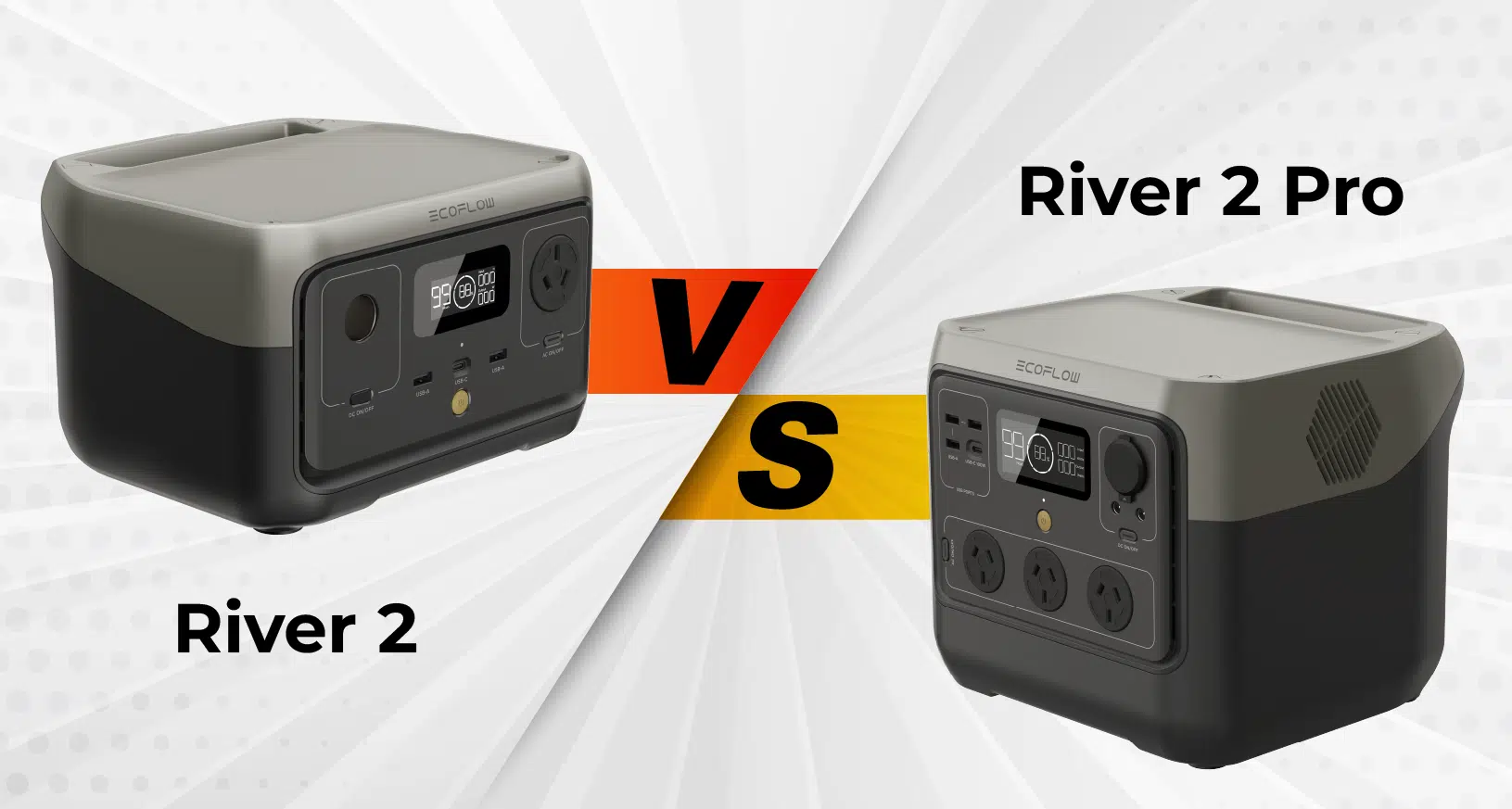 Con EcoFlow River y River 2 Pro vas a poder usar todos tus dispositivos electrónicos cuando salis de viaje.
