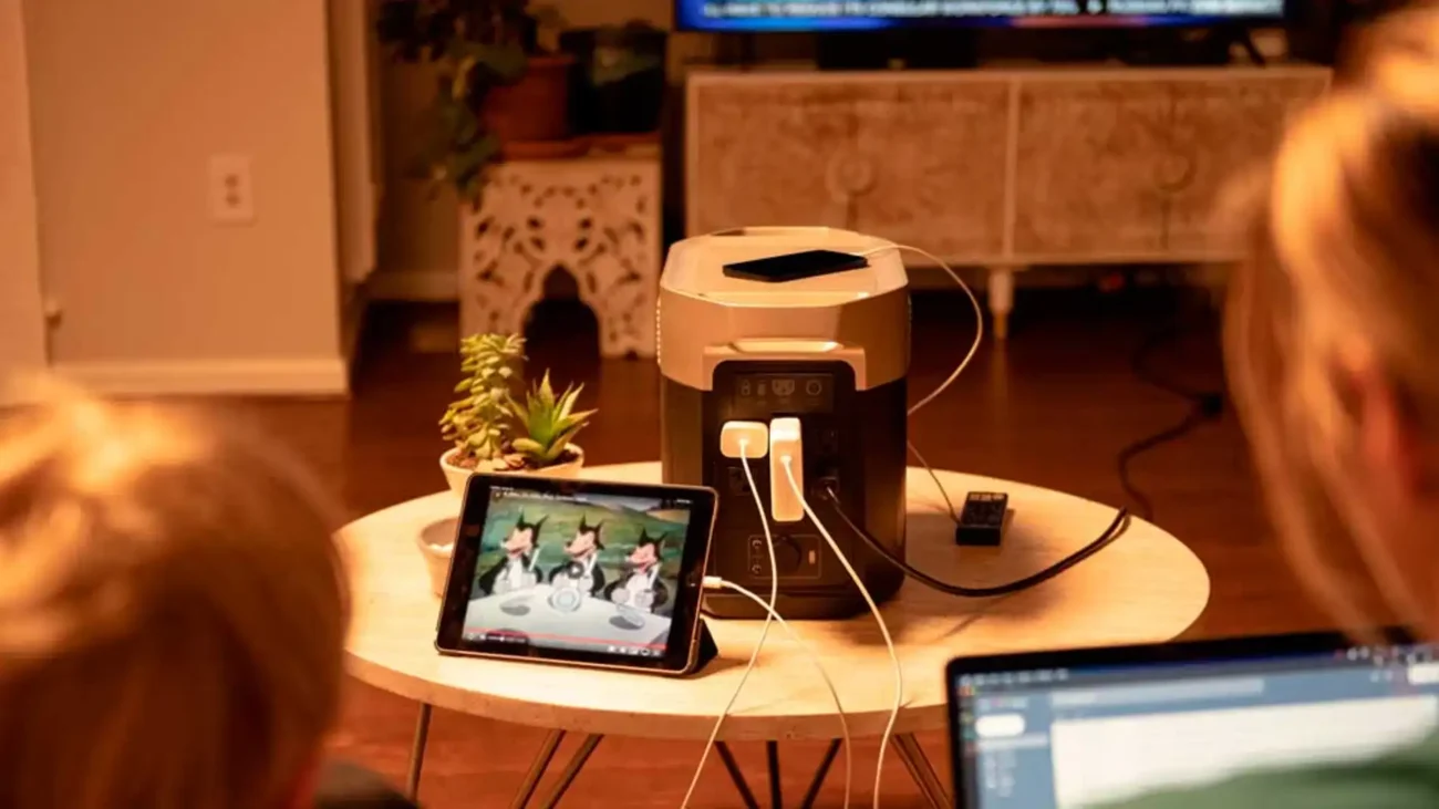 Generador EcoFlow. generador ideal para cortes de luz. Seguro, silencioso y sustentable.