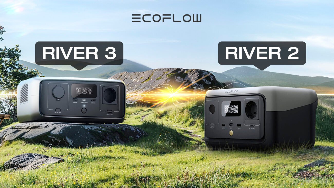 River 3 y River 2 lado a lado