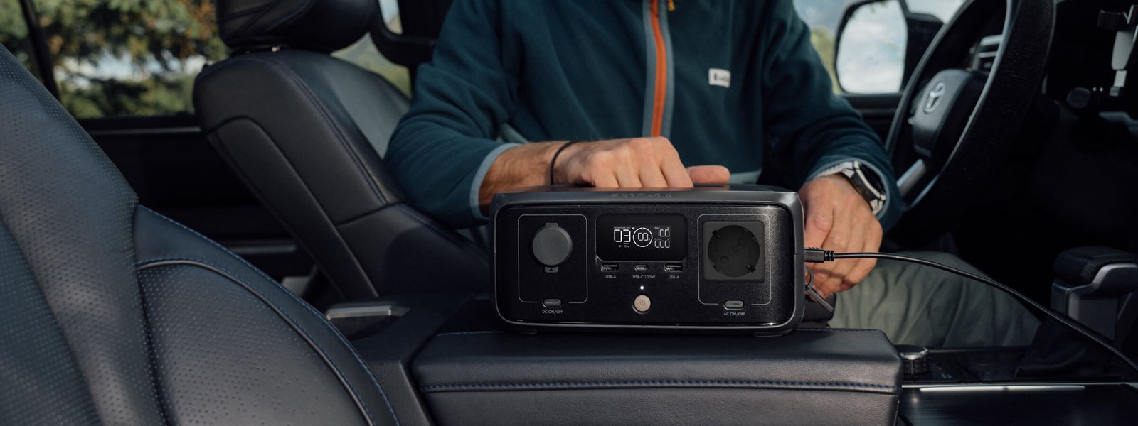 EcoFlow RIVER 3 tiene un diseño compacto y ultraliviano para disfrutar más la vida en la naturaleza.