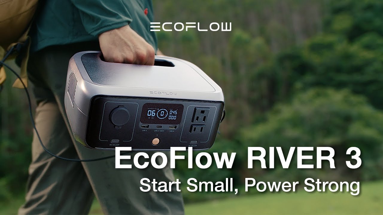 EcoFlow RIVER 2 y EcoFlow RIVER 3 se destacan por su portabilidad y velocidad de carga